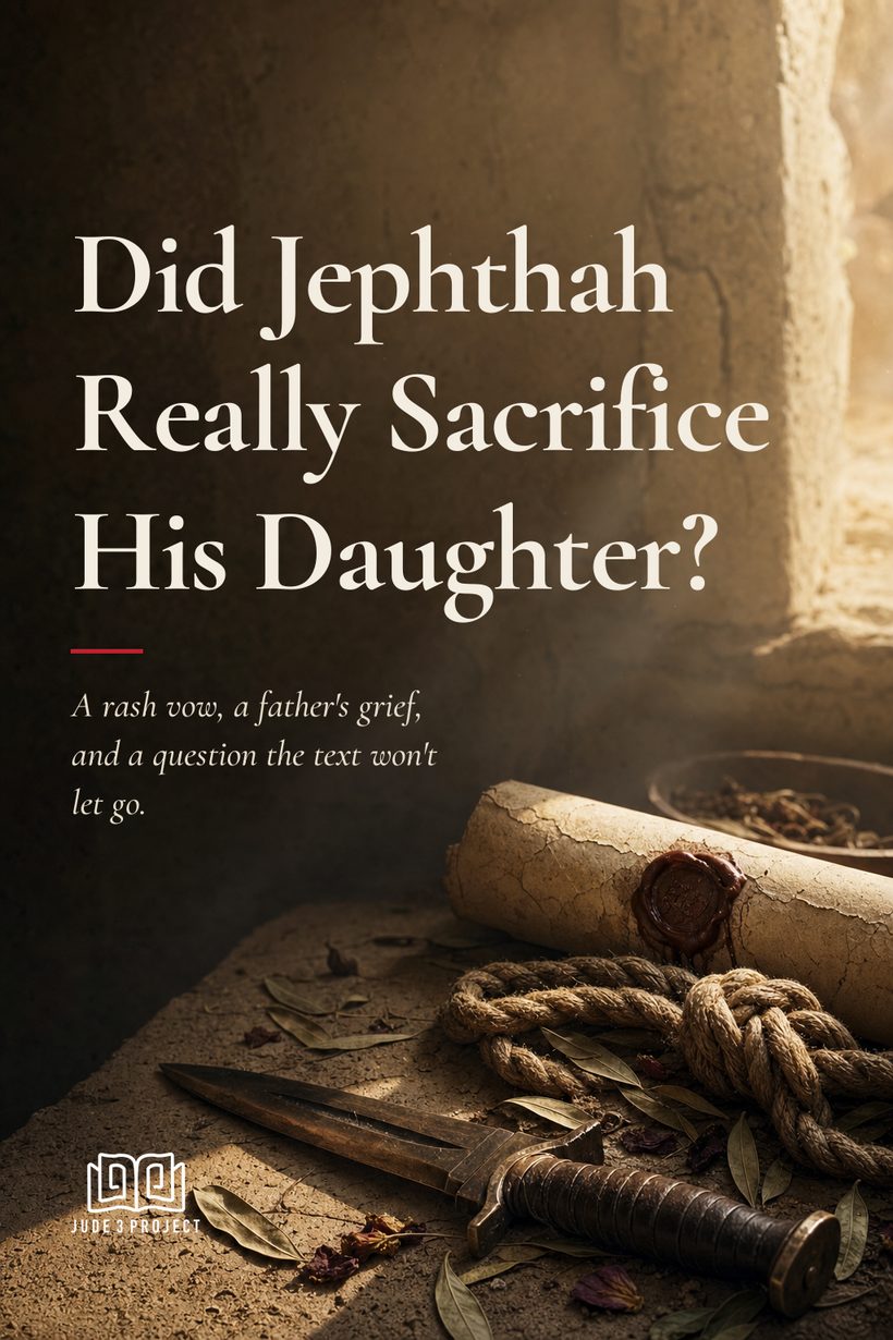 Did Jephthah Really Sacrifice His Daughter?