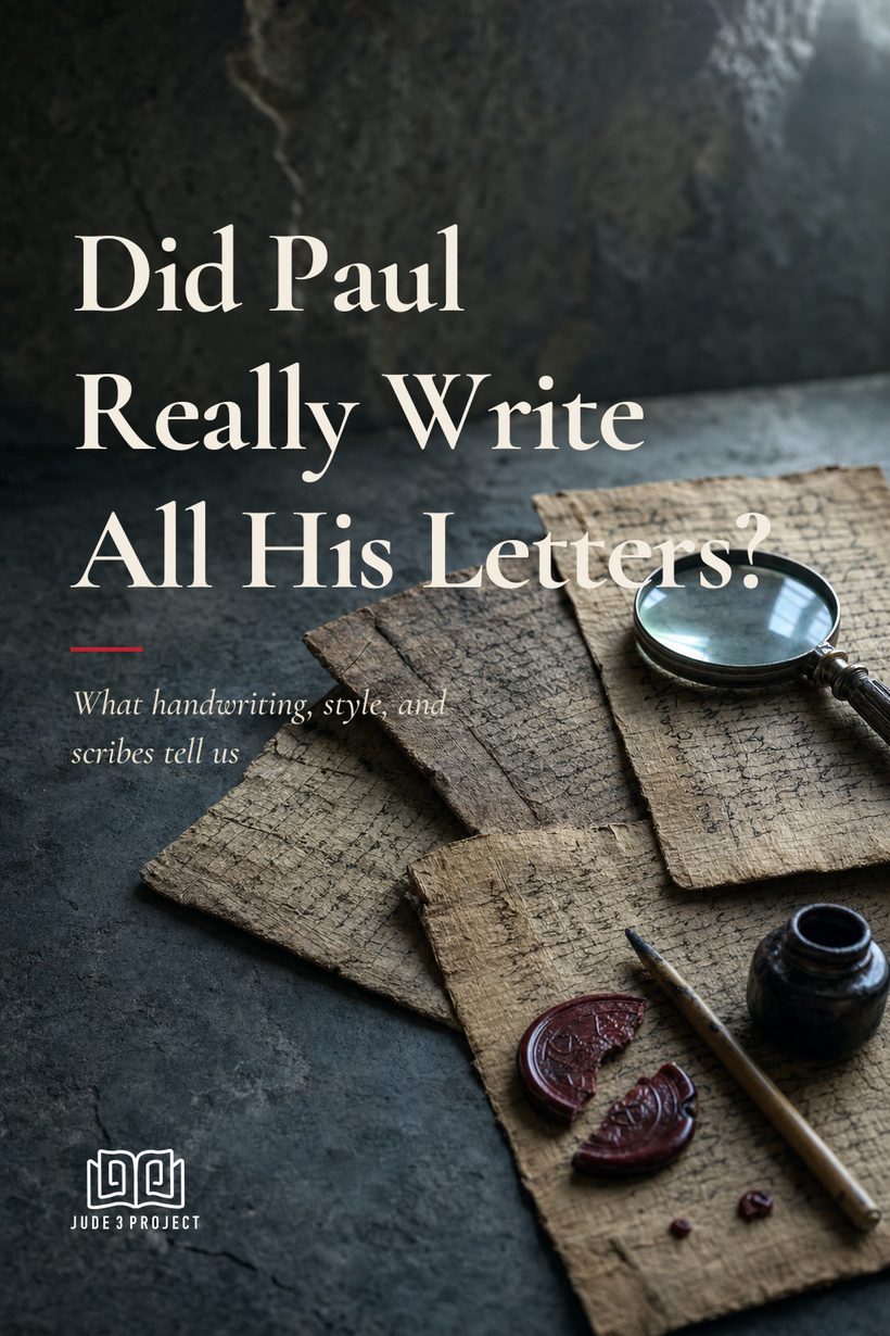 Did Paul Really Write All the Letters With His Name on Them?
