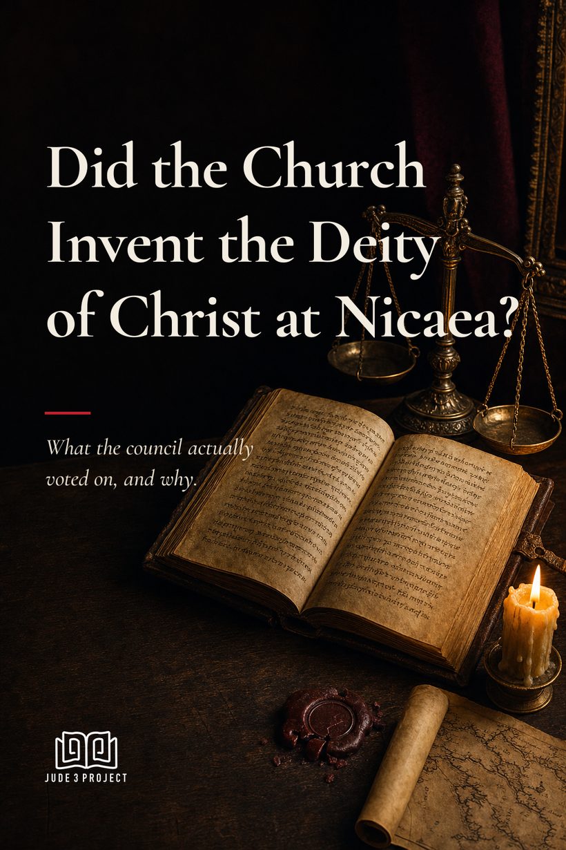 Did the Church Invent the Deity of Christ at the Council of Nicaea