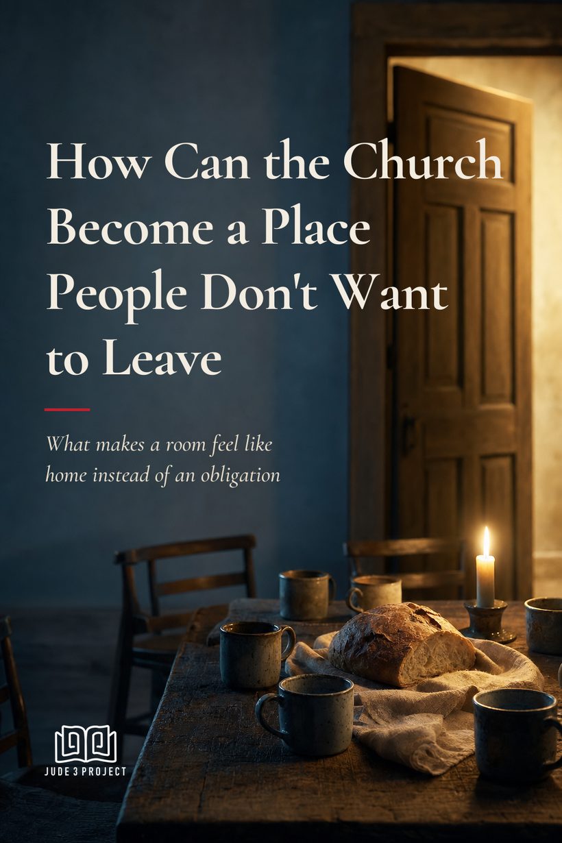 How Can the Church Become a Place People Don’t Want to Leave
