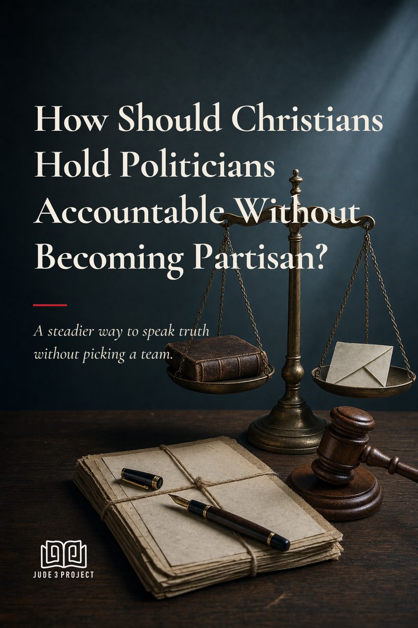 How Should Christians Hold Politicians Accountable Without Becoming Partisan