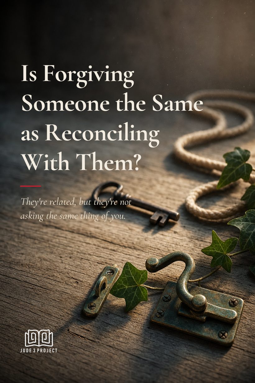 Is Forgiving Someone the Same as Reconciling With Them?