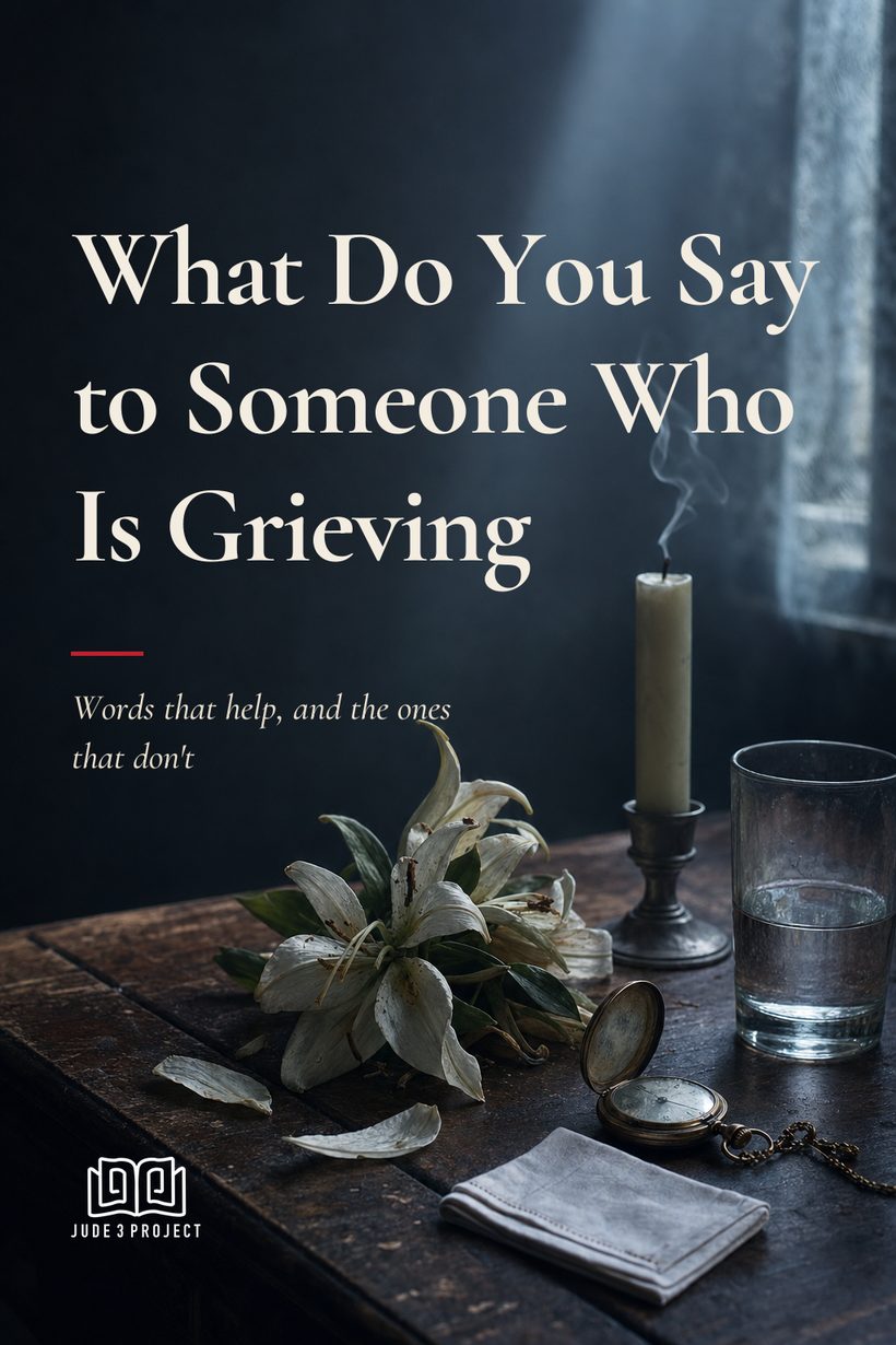 What Do You Say to Someone Who Is Grieving