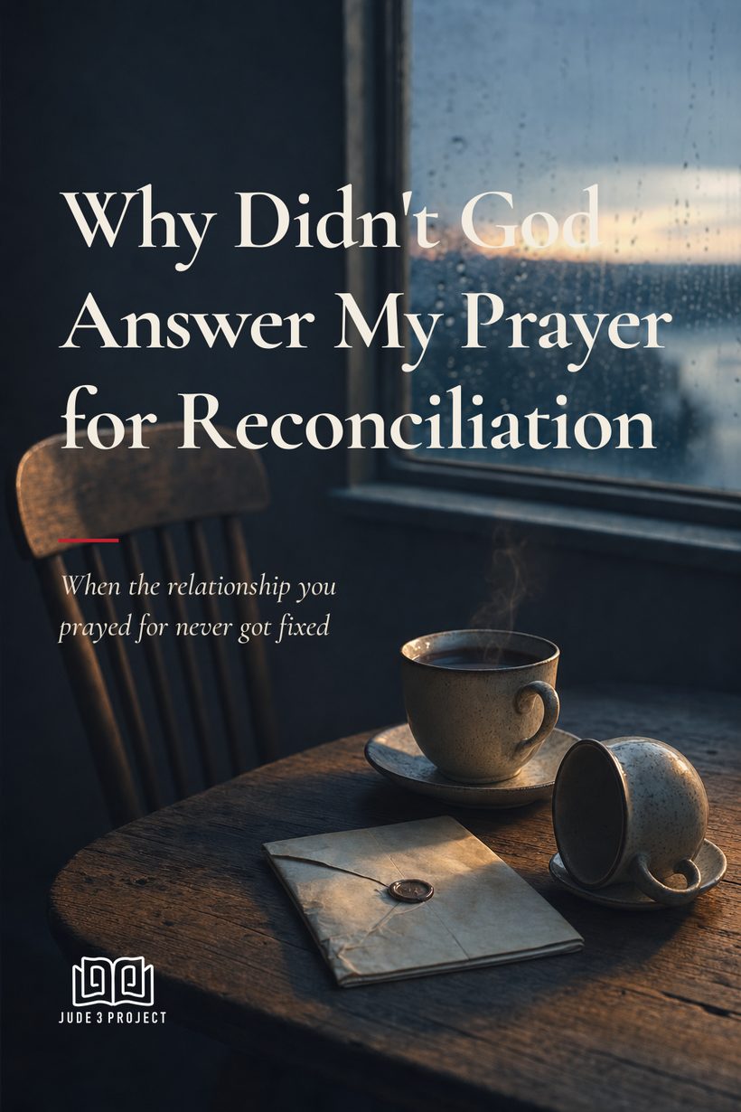 Why Didn’t God Answer My Prayer for Reconciliation