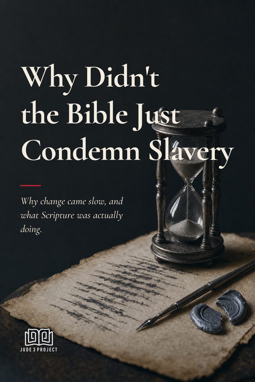 Why Didn’t the Bible Just Condemn Slavery?