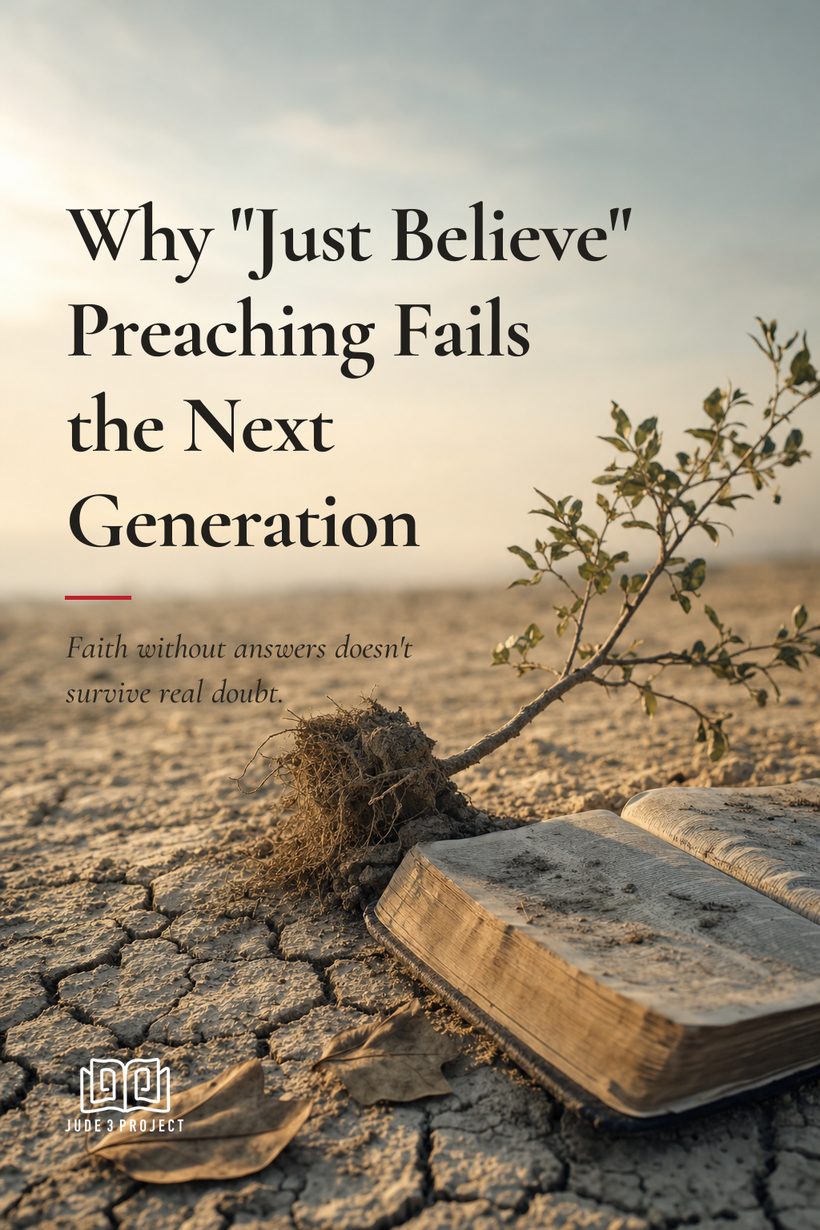 Why Does Just Believe Preaching Fail the Next Generation