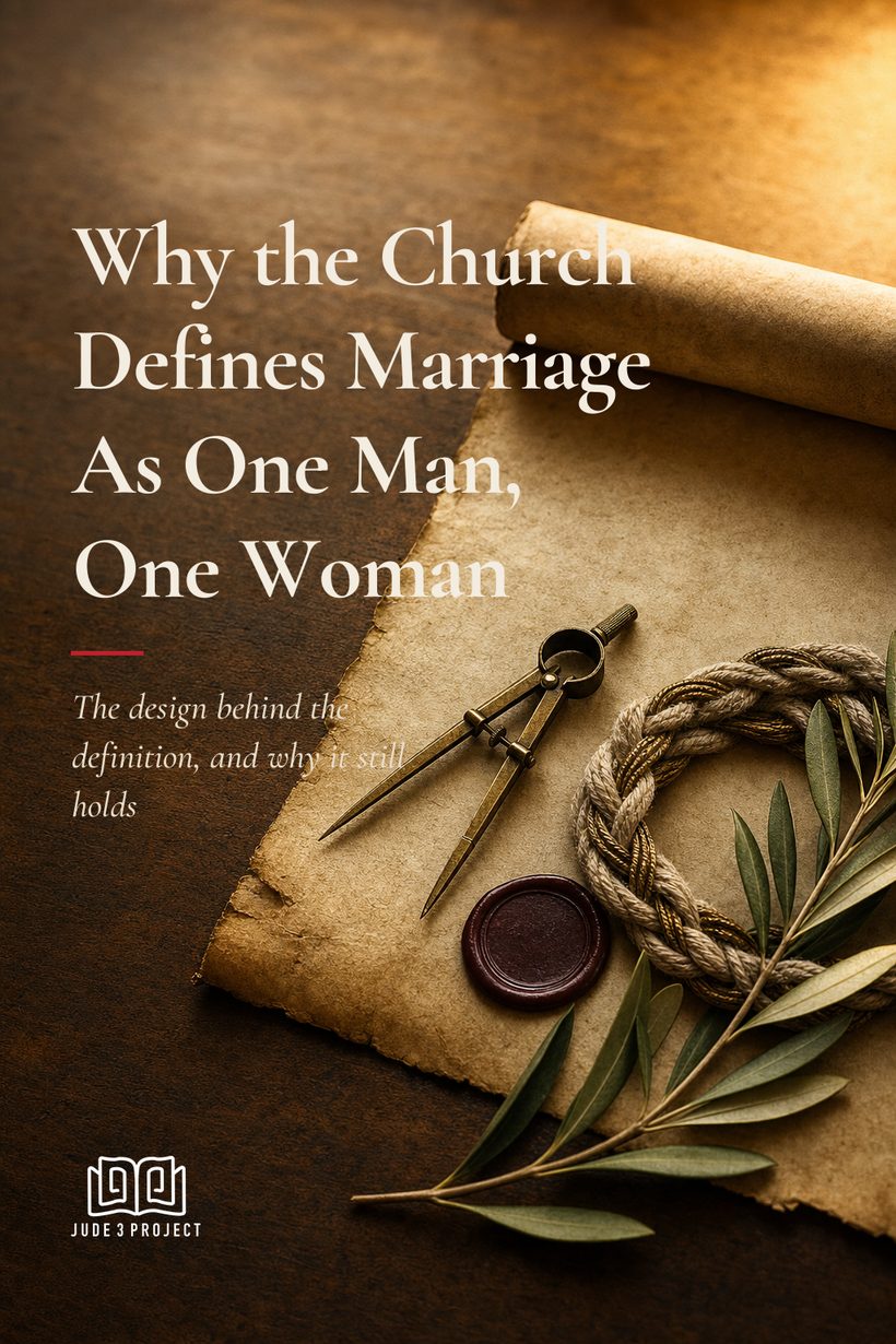 Why Does the Church Define Marriage as One Man and One Woman