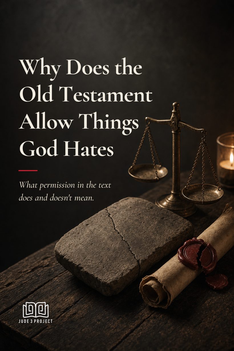 Why Does the Old Testament Allow Things God Hates