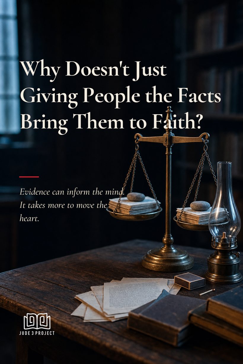 Why Doesn’t Just Giving People the Facts Bring Them to Faith?