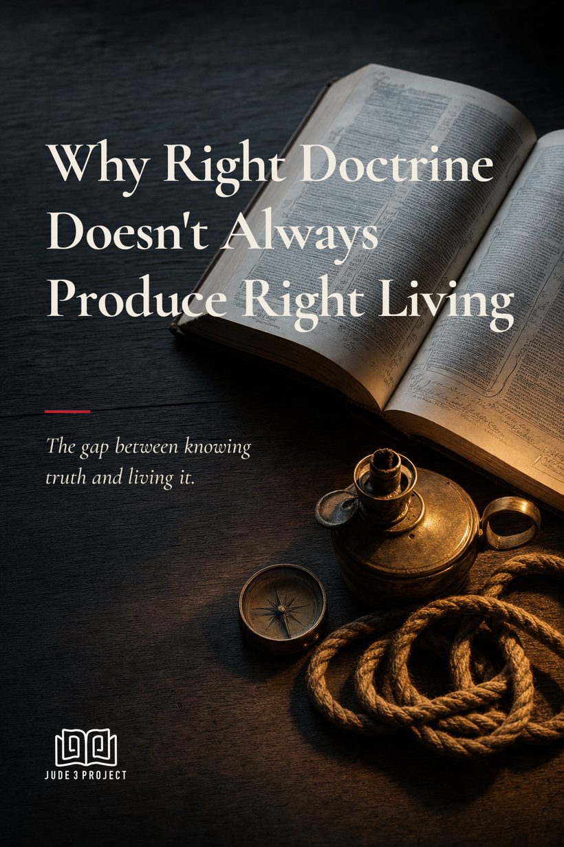Why Doesn’t Right Doctrine Produce Right Living