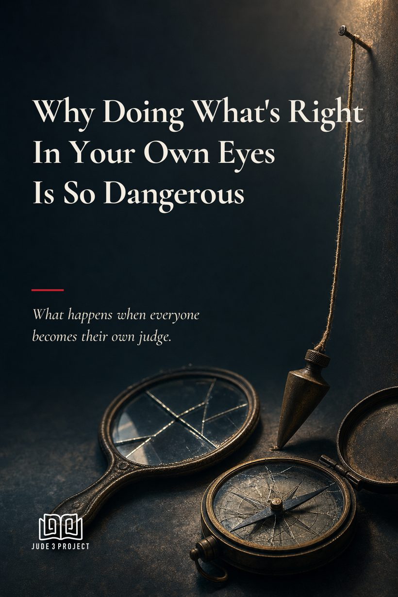 Why Is Doing What’s Right in Your Own Eyes So Dangerous